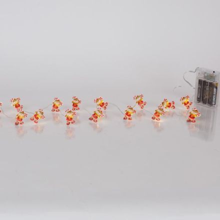 ΣΕΙΡΑ, 20 MINI LED, CANDY ΞΩΤΙΚΑ, ΜΠΑΤΑΡΙΑΣ 3xAA, ΧΡΟΝΟΔΙΑΚΟΠΤΗ, ΑΣΗΜΙ ΧΑΛΚΙΝΟ ΚΑΛΩΔΙΟ, ΘΕΡΜΟ ΛΕΥΚΟ LED ΑΝΑ 10cm, ΠΡΟΕΚΤΑΣΗ ΠΑΡΟΧΗΣ 30cm, IP20