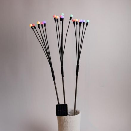 ΣΕΙΡΑ, 3 ΣΕΤ ΛΕΥΚΕΣ ΜΠΑΛΙΤΣΕΣ 75cm, Φ1.7cm, 6 ΚΛΑΔΙΑ ΑΝΑ ΣΕΤ, ΗΛΙΑΚΟ ΣΥΛΛΕΚΤΗ ΜΕ ΑΙΣΘΗΤΗΡΑ ΦΩΤΟΣ, 18 ΧΡΩΜΑΤΙΣΤΑ LED, ΠΡΟΕΚΤΑΣΗ ΠΑΡΟΧΗΣ 1m, IP44