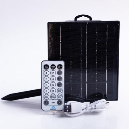 ΗΛΙΑΚΟΣ ΣΥΛΛΕΚΤΗΣ 31V, ΑΙΣΘΗΤΗΡΑ ΦΩΤΟΣ, 3.7V 1800mAh*2, 12 ΠΡΟΓΡΑΜΜΑΤΑ & ΜΝΗΜΗ, ΤΗΛΕΧΕΙΡΙΣΤΗΡΙΟ (ΧΡΟΝΟΔΙΑΚΟΠΤΗ & DIMMER), IP44