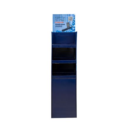ΧΑΡΤΙΝΟ STAND ΜΕ 3 ΡΑΦΙΑ (POWER BANK) 185x37x32cm