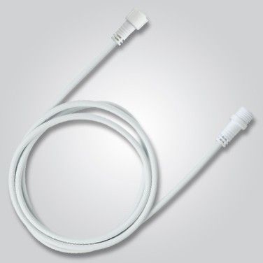 DIY, WHITE RUBBER WIRE 3m, CONNECTOR, IP65