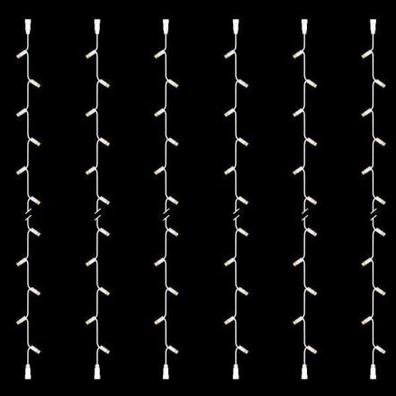 LINE, DIY SET 6 PCS, 30LED, WHITE RUBBER WIRE, 2 CONNECTORS, WARM WHITE LED PER 10cm, ΙΡ65