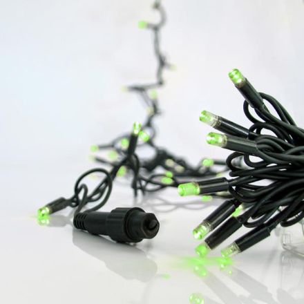ΣΕΙΡΑ, 100 LED 5mm, 230V, 3 ΕΠΕΚΤΑΣΕΙΣ ΕΩΣ 9 ΣΕΤ, ΠΡΑΣΙΝΟ ΚΑΟΥΤΣΟΥΚ ΚΑΛΩΔΙΟ, ΠΡΑΣΙΝΟ LED ΑΝΑ 10cm, ΠΡΟΕΚΤΑΣΗ ΠΑΡΟΧΗΣ 1.5m, ΙΡ65