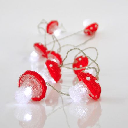 ΣΕΙΡΑ ΜΠΑΤΑΡΙΑΣ, 10 LED 5mm, ΛΕΥΚΑ ΜΕ ΑΚΡΥΛΙΚΑ ΜΑΝΙΤΑΡΙΑ, ΠΡΟΕΚΤΑΣΗ ΠΑΡΟΧΗΣ 50cm, ΑΝΑ 20cm, IP20