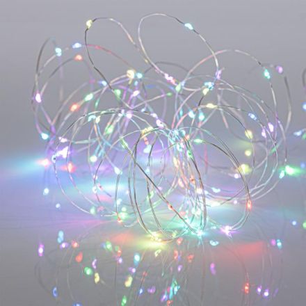 ΣΕΙΡΑ, 100 ELECTRODELESS ΜΙΝΙ LED, ΜΕΤΑΣΧΗΜΑΤΙΣΤΗ, ΤΗΛΕΧΕΙΡΙΣΤΗΡΙΟ (M/F, ON/OFF, TIMER), ΑΣΗΜΙ ΧΑΛΚΙΝΟ ΚΑΛΩΔΙΟ, SYNCHRONIZE RGB LED ANA 10cm, ΠΡΟΕΚΤΑΣΗ ΠΑΡΟΧΗΣ 5m, ΙΡ44