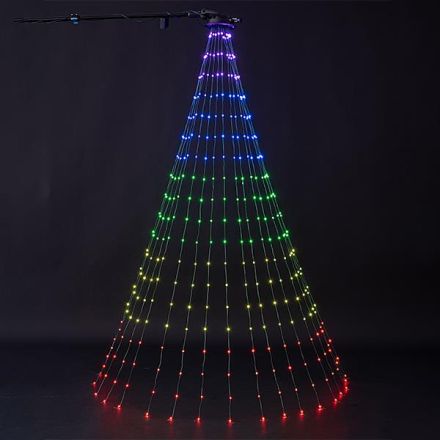 ΧΤΑΠΟΔΙ, 342 SMART MINI LED, ΜΕΤΑΣΧΗΜΑΤΙΣΤΗΣ, ΕΛΕΓΧΟΣ ΜΕΣΩ ΕΦΑΡΜΟΓΗΣ, ΠΡΑΣΙΝΟ ΠΛΑΚΕ ΧΑΛΚΙΝΟ ΚΑΛΩΔΙΟ, RGBW LED ΑΝΑ 10cm (18 ΣΕΙΡΕΣ x 19 LED), ΠΡΟΕΚΤΑΣΗ ΠΑΡΟΧΗΣ 5m, IP44