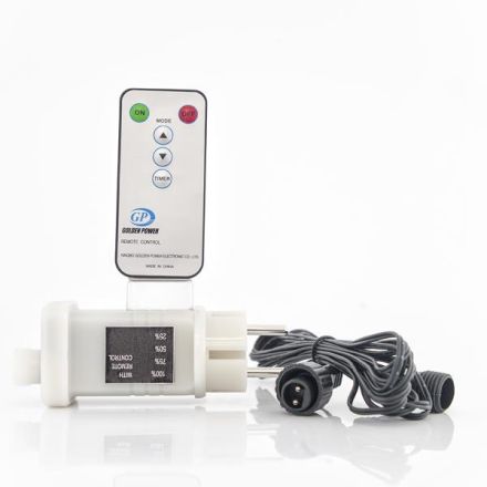 ΜΕΤΑΣΧΗΜΑΤΙΣΤΗΣ 31V/12W, ΣΤΑΘΕΡΟ, ΕΩΣ 1500 LED, ΤΗΛΕΧΕΙΡΙΣΤΗΡΙΟ (ON/OFF, ΧΡΟΝΟΔΙΑΚΟΠΤΗΣ, DIMMER), ΠΡΑΣΙΝΟ PVC ΚΑΛΩΔΙΟ, ΠΡΟΕΚΤΑΣΗ ΠΑΡΟΧΗΣ 3m, ΙΡ44