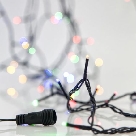 LINE, 180 LED 3mm, 31V, STEADY, 2 CONNECTORS UP TO 6 SET, GREEN PVC WIRE, MULTI LED PER 7.5cm, IP44 (NO ADAPTOR, NO LEAD WIRE)