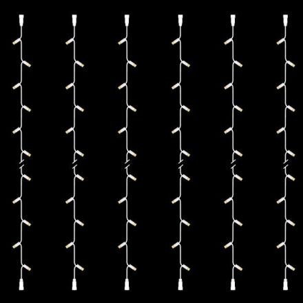 LINE, DIY SET 6 PCS, 30LED, WHITE RUBBER WIRE, 2 CONNECTORS, WARM WHITE LED PER 10cm, ΙΡ65