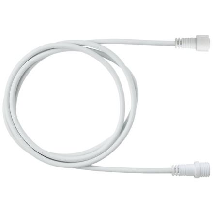 DIY, WHITE RUBBER WIRE 3m WITH 2 CONNECTORS, IP65