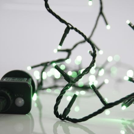 ΣΕΙΡΑ, 100 LED 3mm, 31V ΜΕΤΑΣΧΗΜΑΤΙΣΤΗ, 8 ΠΡΟΓΡΑΜΜΑΤΑ & ΜΝΗΜΗ, ΠΡΑΣΙΝΟ PVC ΚΑΛΩΔΙΟ, ΠΡΑΣΙΝΟ LED ΑΝΑ 5cm, ΠΡΟΕΚΤΑΣΗ ΠΑΡΟΧΗΣ 3m, ΙΡ44