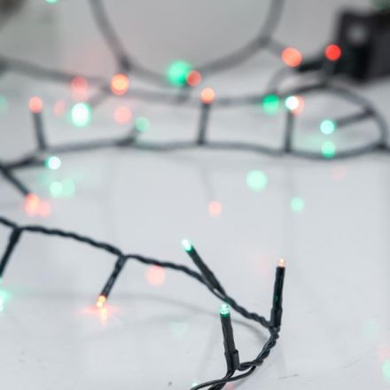 ΣΕΙΡΑ, 240 LED 3mm, 31V ΜΕΤΑΣΧΗΜΑΤΙΣΤΗ, 8 ΠΡΟΓΡΑΜΜΑΤΑ & ΜΝΗΜΗ, ΠΡΑΣΙΝΟ PVC ΚΑΛΩΔΙΟ, ΚΟΚΚΙΝΟ & ΠΡΑΣΙΝΟ LED (ΕΝΑΛΛΑΞ) ΑΝΑ 5cm, ΠΡΟΕΚΤΑΣΗ ΠΑΡΟΧΗΣ 3m, IP44