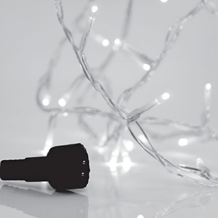 ΚΟΥΡΤΙΝΑ, 150 LED 3mm, 31V ΜΕΤΑΣΧΗΜΑΤΙΣΤΗ, 4 ΕΠΕΚΤΑΣΕΙΣ ΕΩΣ 3 ΣΕΤ, ΔΙΑΦΑΝΟ PVC ΚΑΛΩΔΙΟ, ΘΕΡΜΟ ΛΕΥΚΟ LED (H100 x W300cm, 15 LINES x 10 LED), ΠΡΟΕΚΤΑΣΗ ΠΑΡΟΧΗΣ 5m, IP44