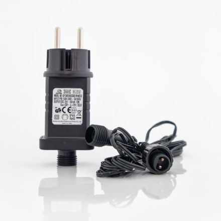 ΜΕΤΑΣΧΗΜΑΤΙΣΤΗΣ 31V/12W, ΣΤΑΘΕΡΟ, ΕΩΣ 1500 LED, ΠΡΑΣΙΝΟ PVC ΚΑΛΩΔΙΟ, ΠΡΟΕΚΤΑΣΗ ΠΑΡΟΧΗΣ 3m, IP44