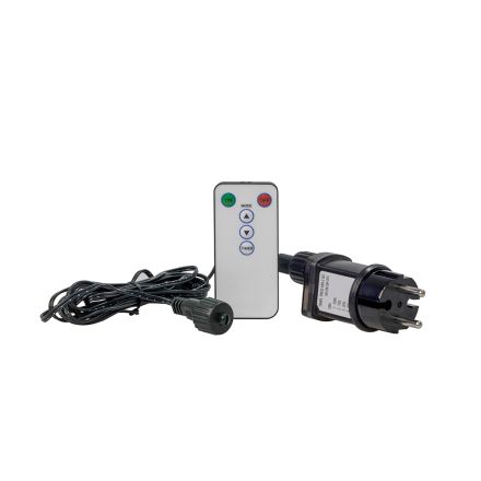 ΜΕΤΑΣΧΗΜΑΤΙΣΤΗΣ 31V/12W, ΣΤΑΘΕΡΟ, ΕΩΣ 1500 LED, ΤΗΛΕΧΕΙΡΙΣΤΗΡΙΟ (ON/OFF, ΧΡΟΝΟΔΙΑΚΟΠΤΗΣ, DIMMER), ΠΡΑΣΙΝΟ PVC ΚΑΛΩΔΙΟ, ΠΡΟΕΚΤΑΣΗ ΠΑΡΟΧΗΣ 3m, ΙΡ44