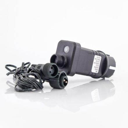 ADAPTOR 31V/12W, 8 M/F & MEMORY, UP TO 1500 LED, GREEN PVC WIRE, LEAD WIRE 3m, IP44
