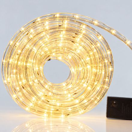 ΦΩΤΟΣΩΛΗΝΑΣ LED, ΜΟΝΟΚΑΝΑΛΟΣ, ΜΕ ΠΡΟΓΡΑΜΜΑ, ΘΕΡΜΟ ΛΕΥΚΟ, 6m, 24 LED ANA ΜΕΤΡΟ, IP44