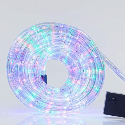 XMAS ΦΩΤΟΣΩΛΗΝΑΣ LED 10m ΜΟΝΟΚΑΝΑΛΟΣ ΜΕ ΠΡΟΓΡΑΜΜΑ ΧΡΩΜΑΤΙΣΤΟ 24 LED/m IP44