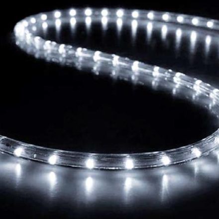 ΦΩΤ/ΝΑ LED, ΜΟΝ/ΛΗ, ΛΕΥΚΗ, 50m, ΜΕ 30 LED ΑΝΑ ΜΕΤΡΟ ΚΑΙ 6 ΘΕΡΜΑ ΛΕΥΚΑ FLASH LED, ΜΕ ΑΝΤΙΗΛΙΑΚΗ ΠΡΟΣΤΑΣΙΑ, ΚΟΠΗ ΑΝΑ ΜΕΤΡΟ, IP65