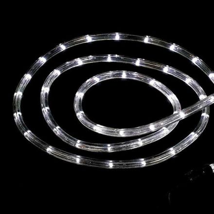 LED ROPE LIGHT 24V, UV PROTECTION, CUT EVERY METER, 2-WAY,  WHITE, 50m, 36 LED/m, IP65