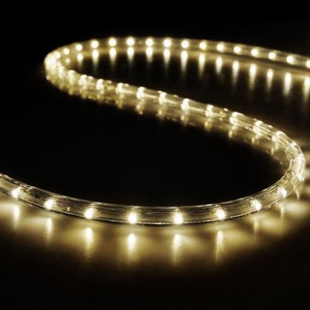 LED ROPE LIGHT 24V, UV PROTECTION, CUT EVERY METER, 2-WAY, WARM WHITE, 50m, 36 LED/m, IP65