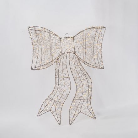 ΦΩΤΙΖΟΜΕΝΟΣ ΦΙΟΓΚΟΣ 44x8x56cm, 400 MINI LED, ΜΕΤΑΣΧΗΜΑΤΙΣΤΗ, ΧΡΟΝΟΔΙΑΚΟΠΤΗ, ΑΣΗΜΙ ΧΑΛΚΙΝΟ ΚΑΛΩΔΙΟ, ΣΑΜΠΑΝΙ ΜΕΤΑΛΛΙΚΟΣ ΣKEΛETOΣ, ΘΕΡΜΟ ΛΕΥΚΟ LED & ΘΕΡΜΟ ΛΕΥΚΟ FLASH LED, ΠΡΟΕΚΤΑΣΗ ΠΑΡΟΧΗΣ 5m, IP44