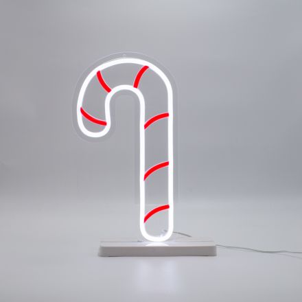 ΣΧΕΔΙΟ ΝΕΟΝ ΦΩΤΟΣΩΛΗΝΑ 18x33cm, ΖΑΧΑΡΩΤΟ, ΜΕ ΒΑΣΗ, 4,5V ΜΕΤΑΣΧΗΜΑΤΙΣΤΗ, ΚΟΚΚΙΝΟ & ΛΕΥΚΟ LED, ΠΡΟΕΚΤΑΣΗ ΠΑΡΟΧΗΣ 3m, IP44