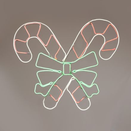 CANDY ΜΕ ΠΡΑΣΙΝΟ ΦΙΟΓΚΟ 70x60cm, 9,5m ΝΕΟΝ LED ΦΩΤΟΣΩΛΗΝΑ, ΠΡΑΣΙΝΗ, ΚΟΚΚΙΝΗ & ΛΕΥΚΗ, ΜΟΝΟΚΑΝΑΛΗ, ΠΡΟΕΚΤΑΣΗ ΠΑΡΟΧΗΣ 5m, IP44