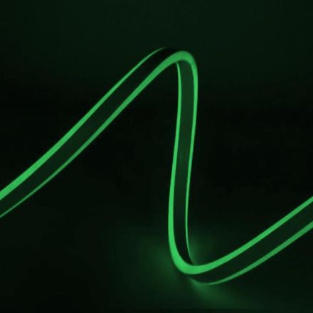 NEON ROPE LIGHT GREEN, TWO-SIDED, 50M