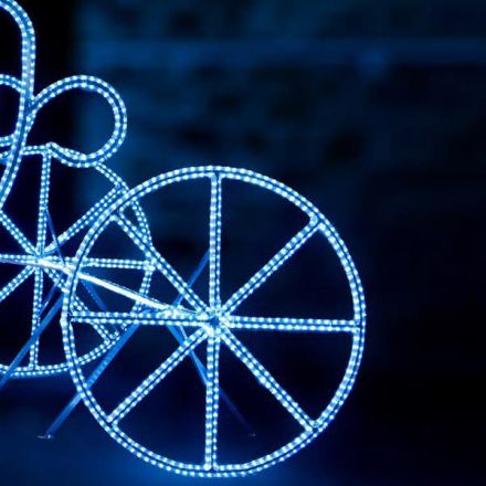 PROFESSIONAL DESIGN 3D, CARRIAGE, WHITE LED ROPE LIGHT, WARM WHITE LED, IP65