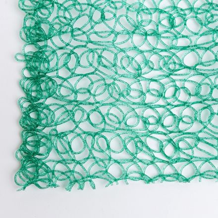 PVC HEDGE, GREEN WITH GLITTER, 1x10cm
