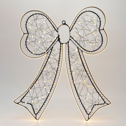 ΦΩΤΙΖΟΜΕΝΟΣ ΦΙΟΓΚΟΣ 36x45cm, 100 MINI LED, ΜΕΤΑΣΧΗΜΑΤΙΣΤΗ, ΜΑΥΡΟΣ ΜΕΤΑΛΛΙΚΟΣ ΣKEΛETOΣ, ΜΑΥΡΟ ΧΑΛΚΙΝΟ ΚΑΛΩΔΙΟ, ΘΕΡΜΟ ΛΕΥΚΟ LED, ΘΕΡΜΗ ΛΕΥΚΗ COB ΤΑΙΝΙΑ LED 2.2m, ΠΡΟΕΚΤΑΣΗ ΠΑΡΟΧΗΣ 3m, IP44