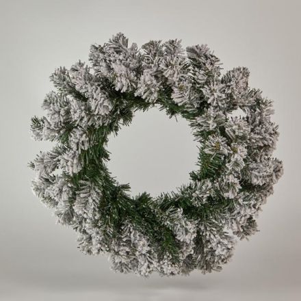 SNOWY WREATH, 60cm