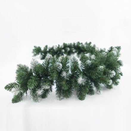 GREEN BRANCH WITH SNOWY PICKS, 200cm
