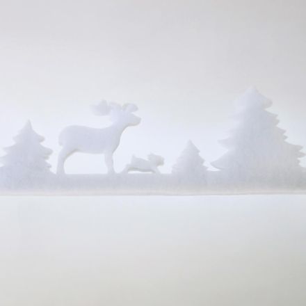 ΕCOLOGIC GARLAND WITH DEER, 180cm