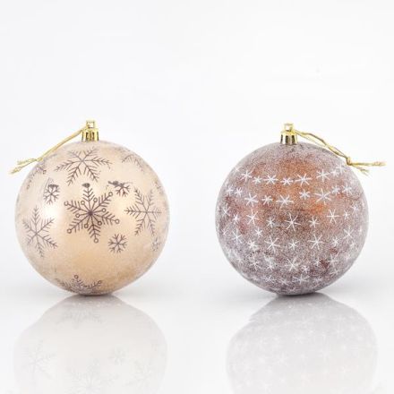 MATTE PLASTIC BALLS, SET 4PCS, 10cm
