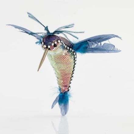 BIRDIE, BLUE, 20x12x20cm