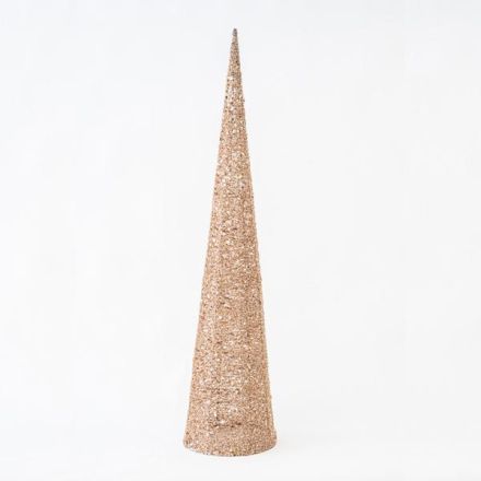 CONE TREE, CHAMPAGNE, 25x110cm