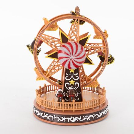 FERRIS WHEEL, CANDY, WITH ADAPTOR, WITH MUSIC AND MOVEMENT, 18x18x23,5cm