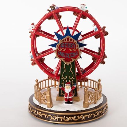 LIGHTED WHEEL WITH MUSIC AND MOVEMENT, ADAPTOR, 20.9x20.9x26.4cm