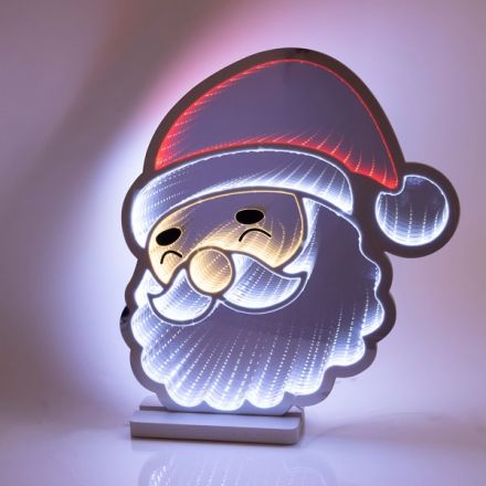 ΔΙΑΚΟΣΜΗΤΙΚΟ ΣΧΕΔΙΟ ΚΑΘΡΕΦΤΗΣ ΜΕ LED ΤΑΙΝΙΑ, 231 LED, ΑΓΙΟΣ ΒΑΣΙΛΗΣ 43x1.5x40cm, ΜΕΤΑΣΧΗΜΑΤΙΣΤΗ, ΧΡΩΜΑΤΙΣΤΟ LED, ΠΡΟΕΚΤΑΣΗ ΠΑΡΟΧΗΣ 3m, IP20