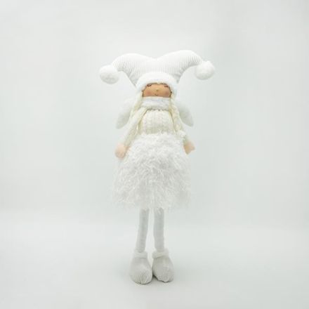 GIRL WITH WHITE CLOTHES AND LIGHTED SKIRT, 63cm