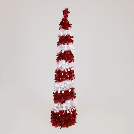 CONE WITH SEQUINS CANDY, FOLDABLE, 150cm