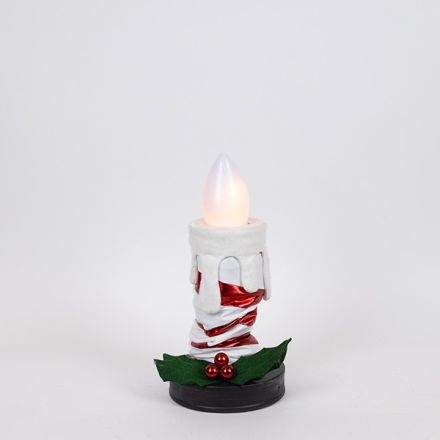 ΚΕΡΙ ΠΤΥΣΟΜΕΝΟ ΜΕ ΚΙΝΟΥΜΕΝΗ ΦΛΟΓΑ, CANDY, ΜΠΑΤΑΡΙΑΣ, 60cm