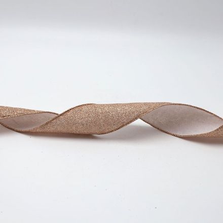 ΚΟΡΔΕΛΑ ΡΟΖ ΧΡΥΣΟ, 6.30cm, 10M