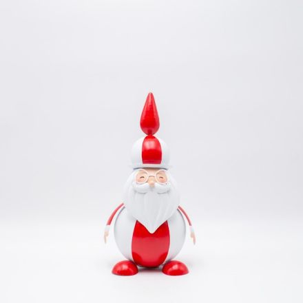 SANTA CLAUS, CANDY, METAL, 14x13x30cm