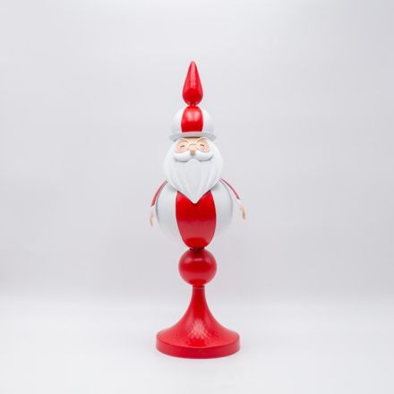 SANTA CLAUS, CANDY, METAL, 14x13x45cm