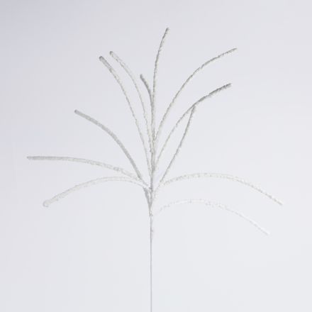 ΚΛΑΔΙ GRASS, ΛΕΥΚΟ GLITTER, 67cm