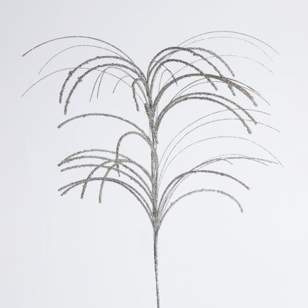 ΚΛΑΔΙ ΜΕ GLITTER ΑΣΗΜΙ GRASS ΜΕΓΑΛΟ  89cm