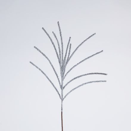 ΚΛΑΔΙ GRASS, ΜΕ ΑΣΗΜΙ GLITTER, 67cm